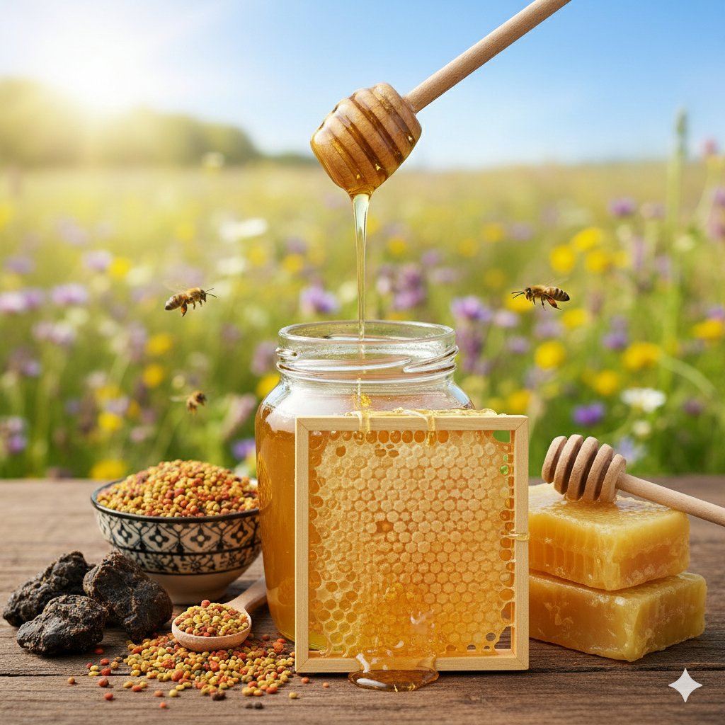 Image representing the apiaries and bee products